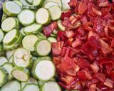 Une image de l'étape 2 de Légumes d'été à la poêle.