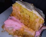 Foto del paso 7 de la receta: Torta helada de frutillas y ananá