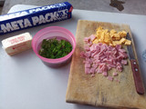 Almejas rellenas empapeladas