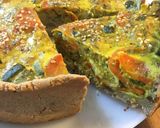 Foto del paso 9 de la receta: Tarta de zapallitos y zanahoria sin gluten