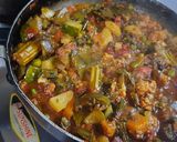 A picture of step 6 of Mix vegetables sabji.