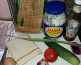 A picture of step 1 of Bread Sandwich.