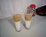 A picture of step 3 of #dalgona coffee challenge.