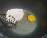 Foto langkah ke 1 dari resep Bolu coklat kukus 1 telur no mixer.