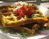 A picture of step 8 of Savoury Waffles Pudla Waffles.
