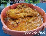 A picture of step 5 of Achari Chicken Masala.