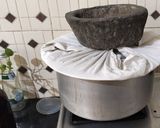 A picture of step 8 of Gujarati Khaman.