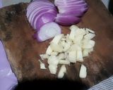 A picture of step 1 of Chicken Bihon.