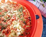 Une image de l'étape 3 de Tarte fine à la tomate moutarde.