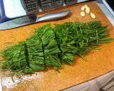 炒龍鬚菜的食譜步驟1照片