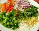 A picture of step 2 of Black beans kootu.