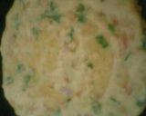 A picture of step 3 of Veg.chila/eggless omelatte without maida.