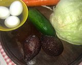 Foto del paso 1 de la receta: Ensalada colorida, con palmitos, zanahoria, paltas y más 🥗