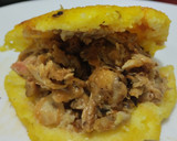 Foto del paso 5 de la receta: Arepa🫓de Pollo🍗hawaiana🥯🍍🥑