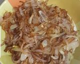 A picture of step 3 of  bitter gourd curry.