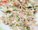 Hình bước làm 1 của món Chả giò sake