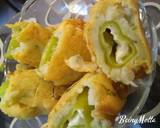 Chilli-cheese stuffed potato & raw banana fritters recipe step 10 photo