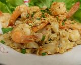 รูปขั้นตอนการทำที่ 9 ของ ก๋วยเตี๋ยวคั่วไก่ใส่กุ้ง By mirokuri