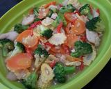 Foto langkah ke 2 dari resep Cah sayur bakso ikan.