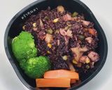 รูปขั้นตอนการทำที่ 3 ของ ข้าวผัดอกไก่คลีน