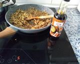 Foto del paso 5 de la receta Espaguetis con albóndigas de lentejas y champiñones