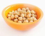 A picture of step 1 of Kabuli chana Sundal (Garbanzo beans).
