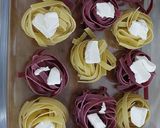 Foto del paso 4 de la receta: Nidos de Fettuccini 4 quesos