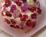 A picture of step 5 of Lovely Violet Chiffon Cake.