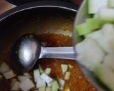 A picture of step 3 of Loki ki sabji.