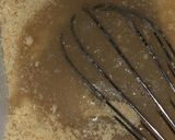 A picture of step 5 of Classic Egyptian basbousa.