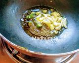 A picture of step 7 of Palak Veggies and Urad dal Bodi Tarkari.