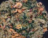 Foto langkah ke 3 dari resep Nasi Goreng Seafood shirataki wangi Keto.
