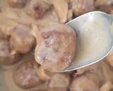 Homemade Meatballs in Creamy Sauce recipe step 3 photo