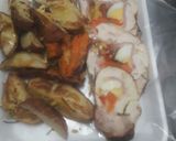 Foto del paso 4 de la receta: Arrollado de pollo relleno