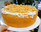 Hình bước làm 3 của món Bánh bông lan chà bông sốt phô mai