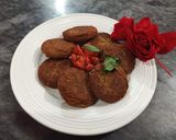 A picture of step 5 of Chicken Shami Kabab.