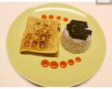 รูปขั้นตอนการทำที่ 5 ของ 🍳ไข่เจียววาฟเฟิลข้าวโอ๊ตสาหร่าย🍙