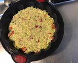 Une image de l'étape 9 de Flan de courgettes blanches aux poivrons rouges, fromage frais et herbes aromatiques.