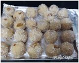 A picture of step 5 of Desiccated Coconut Laddoo.