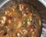 A picture of step 3 of Christmas special eggless plum cake.