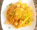 Foto del paso 6 de la receta: Spaghetti, con vegetales y camarones