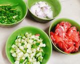 Hình bước làm 1 của món Mì ý