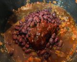 A picture of step 5 of Black Bean & Poblano Soup.