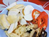 Tofu telur masak brokoli saos tiram