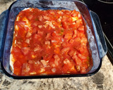 A picture of step 5 of 7 Layer Bean Dip.