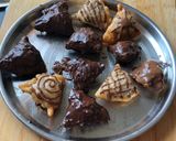 A picture of step 10 of Chocolate samosa.