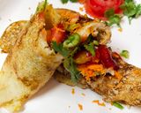 मिक्सवेज सूजी रोल (Mix veg suji roll recipe in Hindi) रेसिपी चरण 5 फोटो