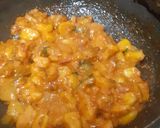 A picture of step 3 of Indian style tandoori mayo masala sandwich.