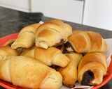 Pas rețetă Cornulețe cu gem/nutella/brânză și ciuperci 1 fotografie