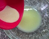 Foto del paso 1 de la receta: Gelatina de limón con arándanos
